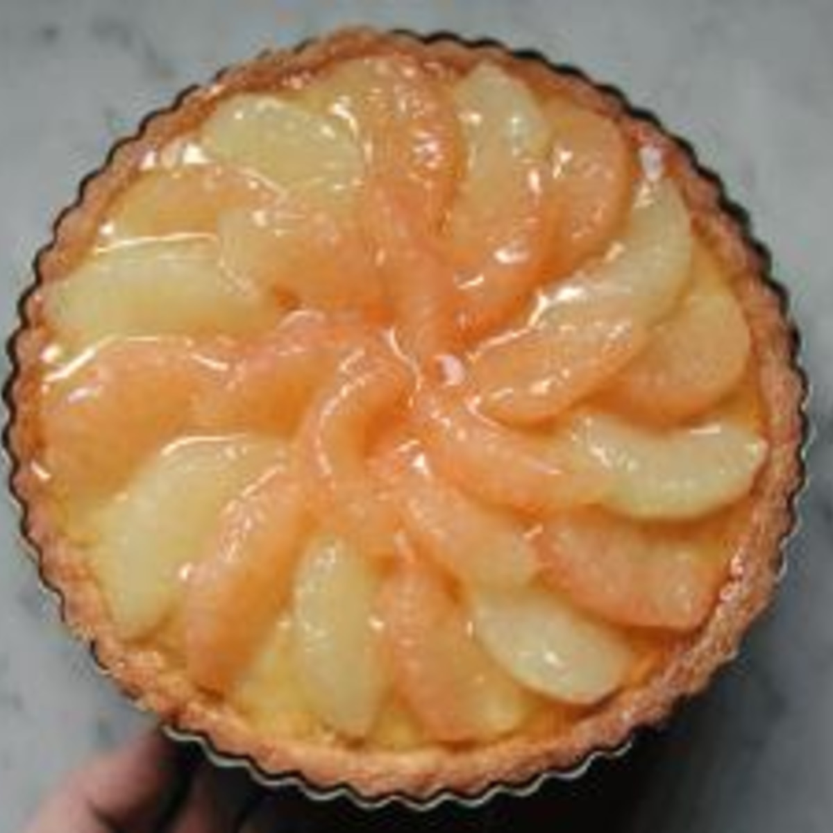 色鮮やか甘酸っぱい グレープフルーツのタルト レシピ 作り方 By Meacat 楽天レシピ